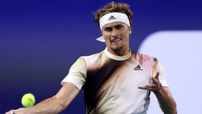 Alexander Zverev am Mittwochabend in Miami Alexander Zverev am Mittwochabend in Miami