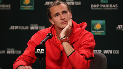 Alexander Zverev: Ratlos in Indian Wells Alexander Zverev: Ratlos in Indian Wells