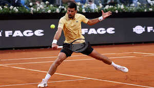 Novak Djokovic verlor in Rom in der zweiten Runde