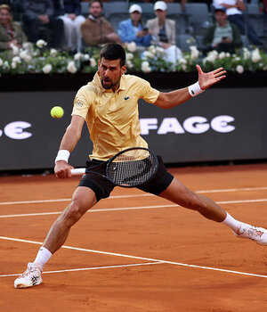 Novak Djokovic verlor in Rom in der zweiten Runde