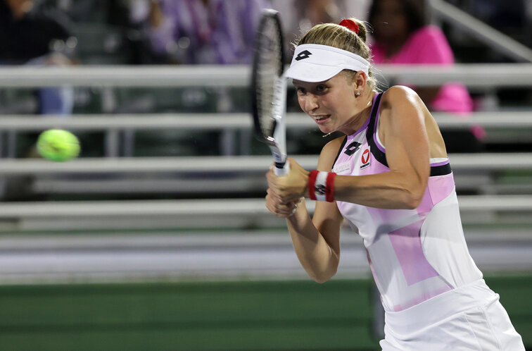 Sinja Kraus steht bei der US-Open-Qualifikation 2023 in der zweiten Runde