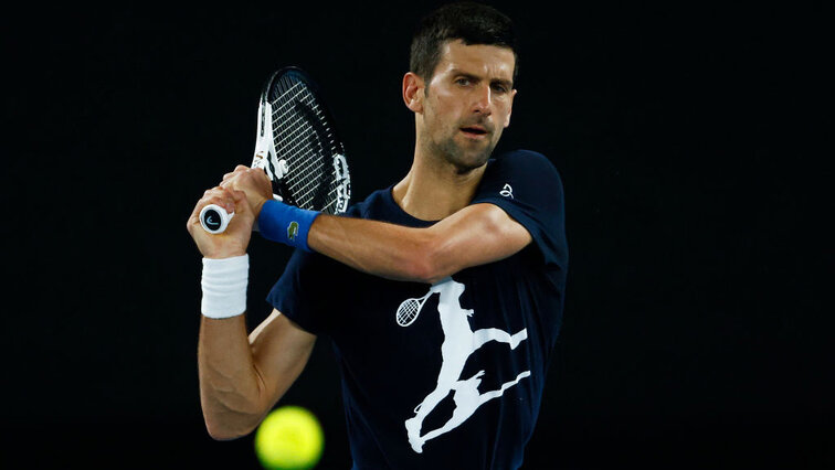 Novak Djokovic wird gleich zwei Mal für kleines Geld beim Training zu sehen sein