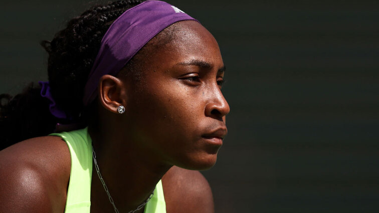 Coco Gauff on Saturday in Indian Wells