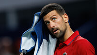 Novak Djokovic war von der Leistung des Portugiesen Nuno Borges durchaus angetan. Novak Djokovic war von der Leistung des Portugiesen Nuno Borges durchaus angetan.