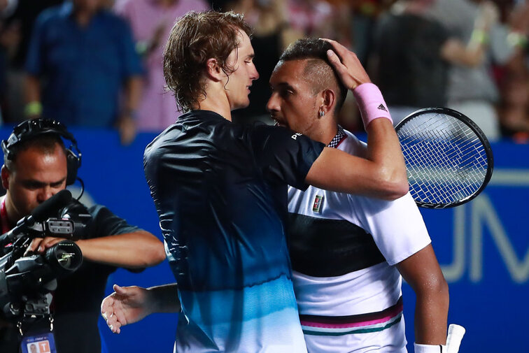 Aktuell ist Nick Kyrgios noch verletzt Aktuell ist Nick Kyrgios noch verletzt