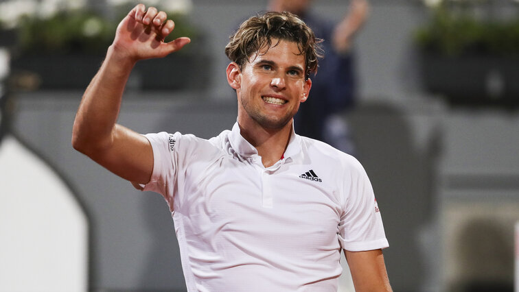 Dominic Thiem darf schon für das Halbfinale planen Dominic Thiem can already plan for the semi-finals