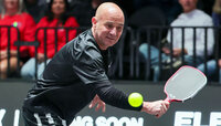 Nach hochdotierten Showkämpfen greift Andre Agassi beim Pickleball erstmals auf der Pro-Tour ein. Getty Images