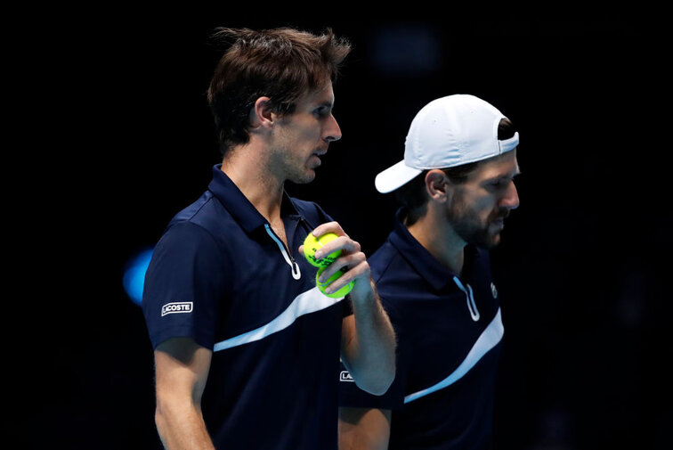 Jürgen Melzer und Edouard Roger-Vasselin treffen am Mittwoch auf John Peers und Michael Venus