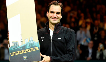 Neue und älteste Nummer eins der Welt - Roger Federer