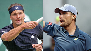Alexander Zverev trifft heute erstmals auf Raphael Collignon