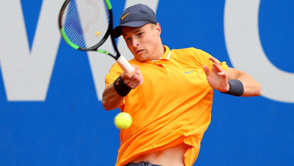 Rudi Molleker hat am Samstag in Hamburg starke Nerven bewiesen Rudi Molleker hat am Samstag in Hamburg starke Nerven bewiesen