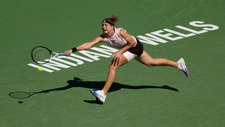 Karolina Muchova delivered a strong tournament in Indian Wells