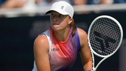 Iga Świątek steht bei den US Open 2024 in Runde zwei Iga Świątek steht bei den US Open 2024 in Runde zwei