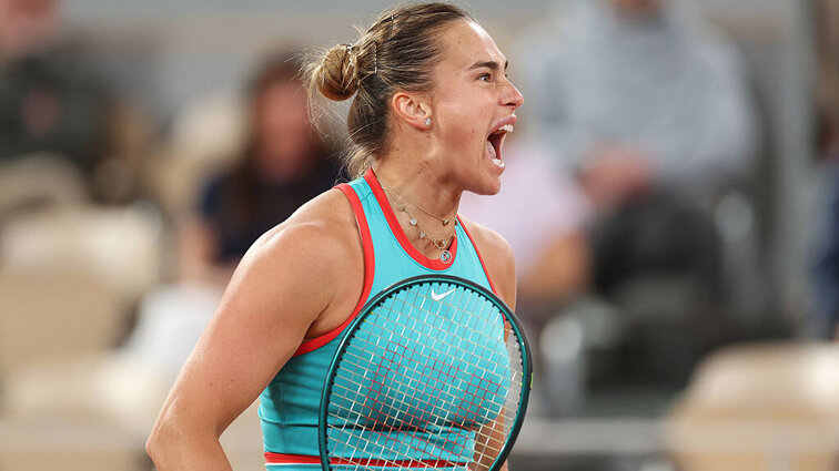Im Finale von Roland Garros möchte Aryna Sabalenka ihren ersten Major-Titel abseits des Hard-Courts einfahren. Getty Images