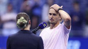 Alexander Zverev durfte bereits vor Mitternacht den Court verlassen.