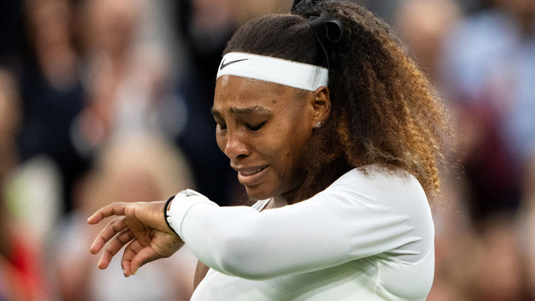 Serena Williams am Dienstag in Wimbledon