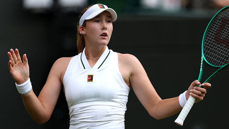 Mirra Andreeva war mit ihrer Peformance in Wimbledon 2026 nicht happy Mirra Andreeva war mit ihrer Peformance in Wimbledon 2026 nicht happy