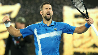 Novak Djokovic scheint schon wieder in Hochform zu sein Novak Djokovic scheint schon wieder in Hochform zu sein