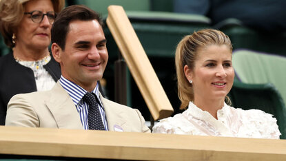 Roger und Mirka Federer werden heute in der Royal Box erwartet Roger und Mirka Federer werden heute in der Royal Box erwartet