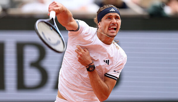 Alexander Zverev hat mit Jesper de Jong keine Probleme gehabt