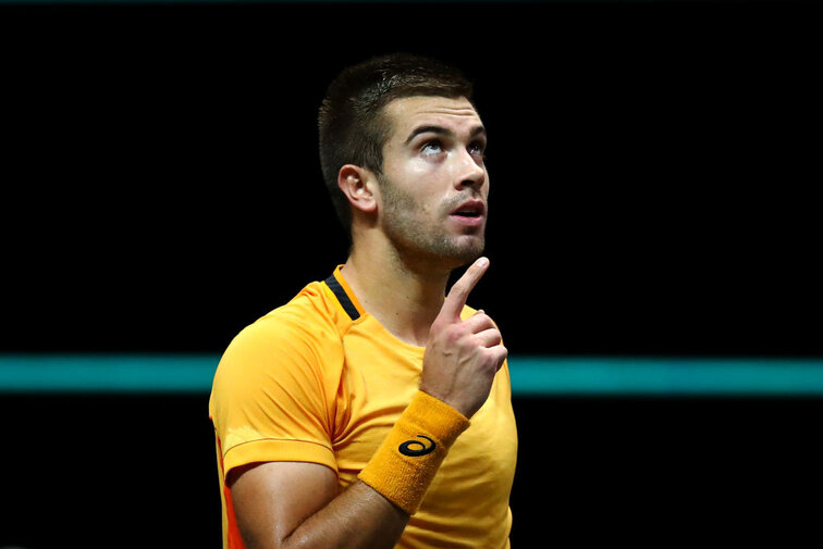 Borna Coric steht in Rotterdam im Halbfinale Borna Coric is in the semi-finals in Rotterdam