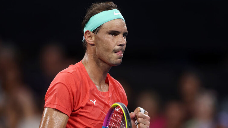 Auch in seinem zweiten Match in Brisbane überzeugte Rafael Nadal auf vollster Linie.