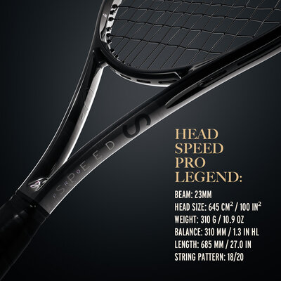 Der HEAD SPEED PRO LEGEND Der HEAD SPEED PRO LEGEND