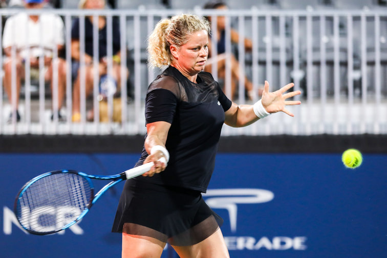 Kim Clijsters returned to the WTA tour again in Chicago