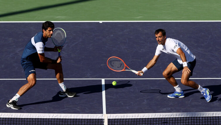 Zwei Veteranen auf Höhenflug: Marcelo Melo und Ivan Dodig