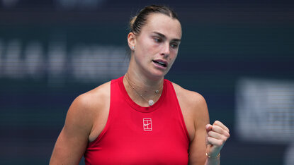 Sabalenka gewann auch im siebten Duell gegen Danielle Collins