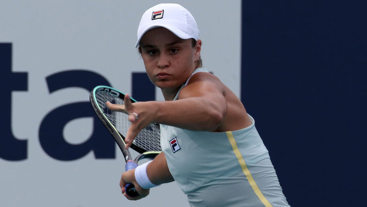 Ashleigh Barty is back in the semi-finals in Miami