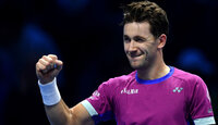 Casper Ruud freut sich gerade über andere Dinge als Punkte auf dem Tenniscourt