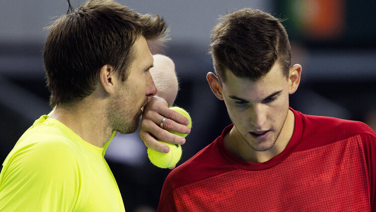 Im Davis Cup in Portugal erfolgreich: Alex Peya und Dominic Thiem