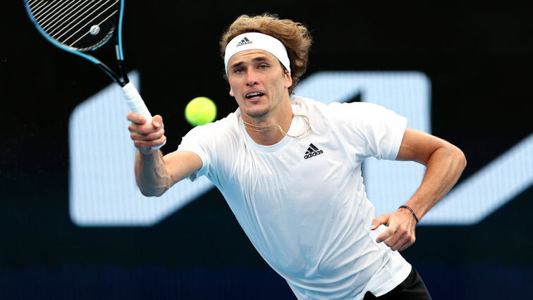 Alexander Zverev at the ATP Cup in Sydney