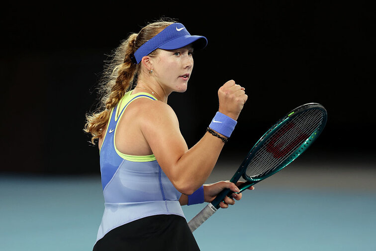 Mirra Andreeva zog ins Achtelfinale ein