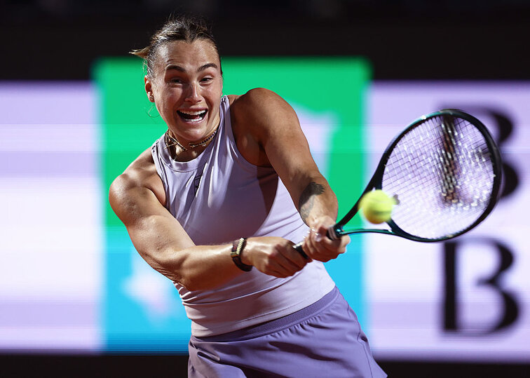 Aryna Sabalenka gewann in zwei Sätzen