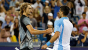 Alexander Zverev könnte im Halbfinale auf Novak Djokovic treffen