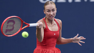 Anastasia Potapova am Samstag bei den US Open 2026