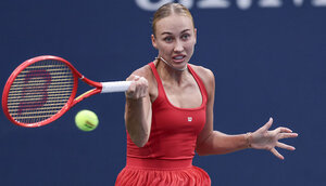 Anastasia Potapova am Samstag bei den US Open 2026
