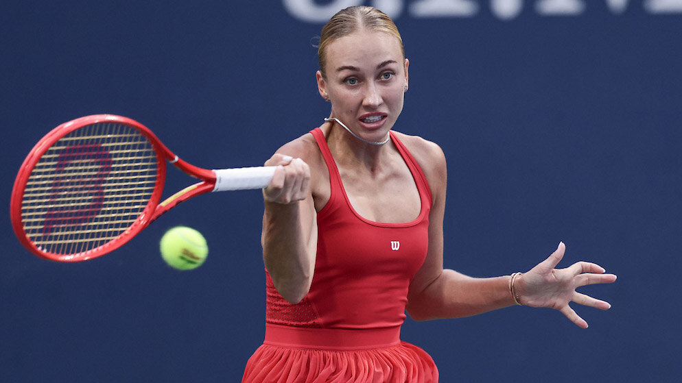 Anastasia Potapova am Samstag bei den US Open 2026