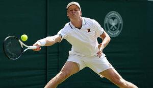 Jannik Sinner musste am Freitag auf dem No. 1 Court ran