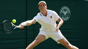 Jannik Sinner musste am Freitag auf dem No. 1 Court ran