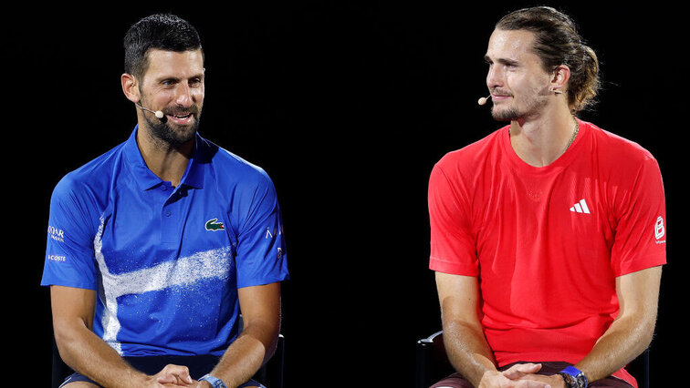 Novak Djokovic und Alexander Zverev bekunden in Melbourne vor dem Halbfinalkracher ihren gegenseitigen Respekt. Getty Images