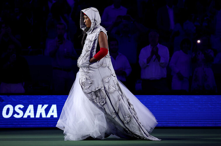 Naomi Osaka im Arthur Ashe Stadium