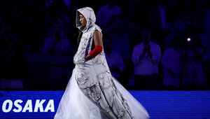 Naomi Osaka im Arthur Ashe Stadium
