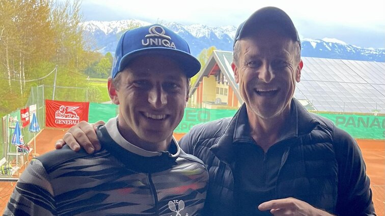 Olympiasieger Matthias Mayer mit Alex Antonitsch