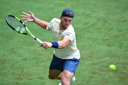 Maximilian Marterer steht in der zweiten Runde der Wimbledon-Qualifikation Maximilian Marterer steht in der zweiten Runde der Wimbledon-Qualifikation