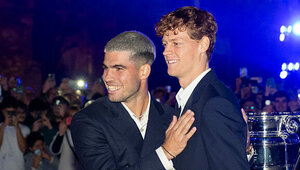 Diese beiden Männer als Padel-Doppel? Ja, bitte!