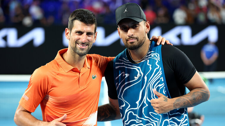 Am Montag haben Djokovic und Kyrgios ihren ersten Auftritt als Doppel Am Montag haben Djokovic und Kyrgios ihren ersten Auftritt als Doppel