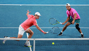 Marc Polmans und Jason Kubler stehen in Melbourne im Endspiel
